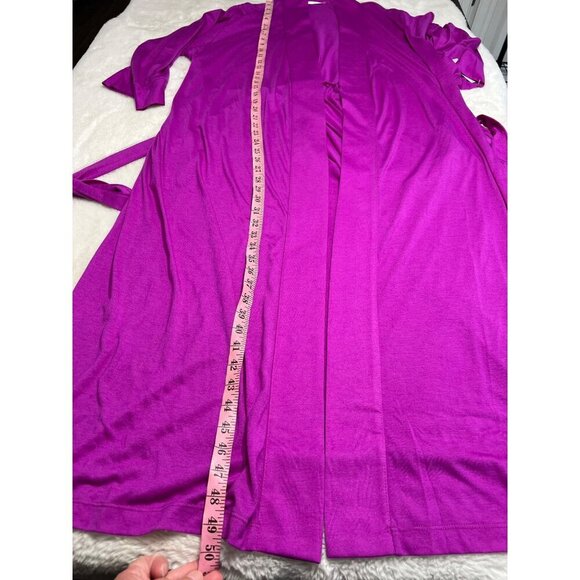 Natori plum Congo robe womens size large - Picture 6 of 7